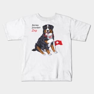 Bernese mountain dog Kids T-Shirt